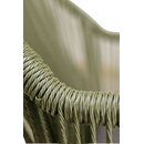 Chaise dextrieur aluminium et corde tresse BALONA vert mousse
