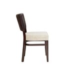Chaise en bois rembourre AKINA-100 configurable