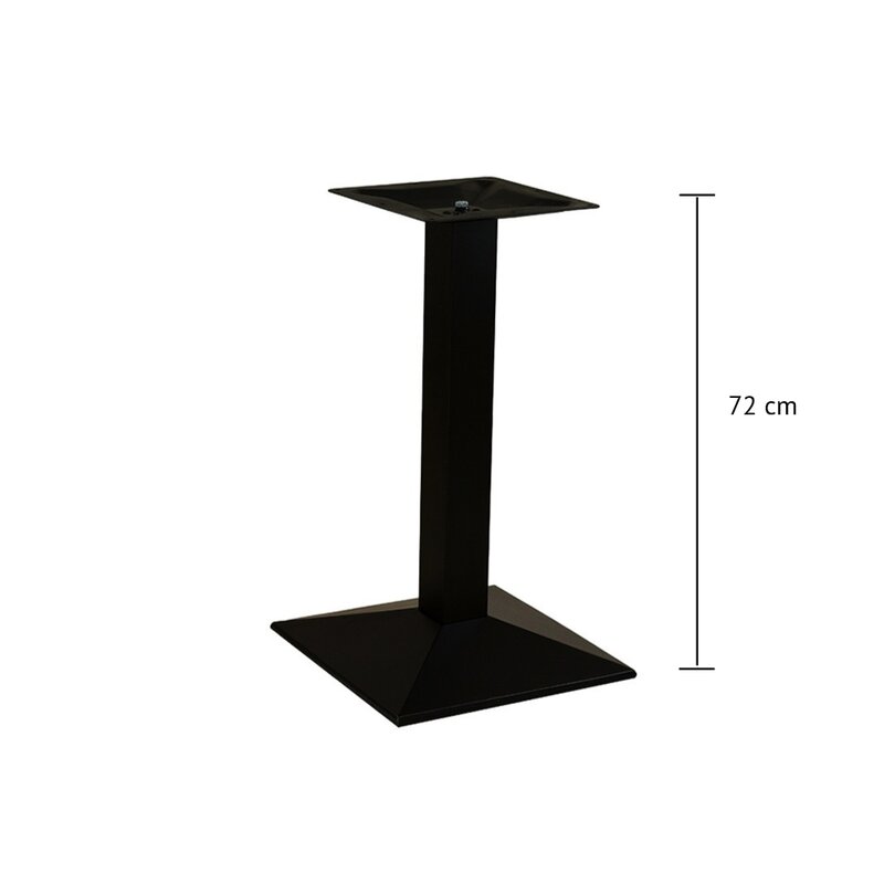 Pied de table carr trapze fonte KONTI-404 (haut. 72cm)