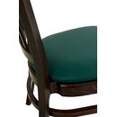 Chaise en bois assise rembourre BANA-P