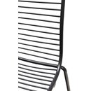 Chaise mtal laqu SUNNY anthracite