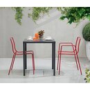 Chaise mtal laqu SUNNY anthracite