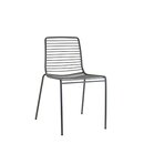 Chaise mtal laqu SUNNY anthracite