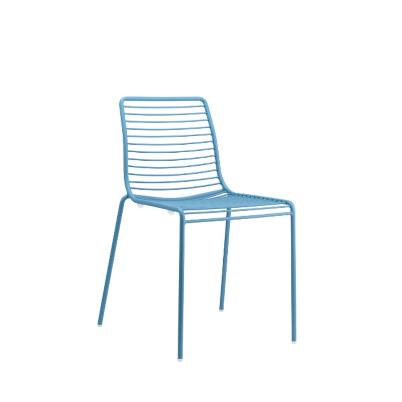 Chaise mtal laqu SUNNY blanc