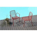 Chaise mtal laqu SUNNY blanc