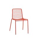 Chaise mtal laqu SUNNY blanc