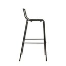 Chaise de bar mtal laqu SUNNY B anthracite