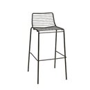 Chaise de bar mtal laqu SUNNY B blanc