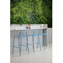 Chaise de bar mtal laqu SUNNY B blanc