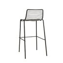 Chaise de bar mtal laqu SUNNY B blanc