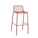 Chaise de bar mtal laqu SUNNY B blanc