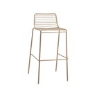 Chaise de bar mtal laqu SUNNY B blanc