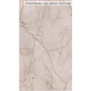 Plateau marbr White Yule 60X60 Ep 21 et 29mm