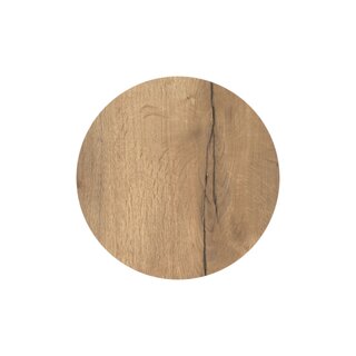 Plateau de table rond Chne Halifax Naturel Ep 10mm
