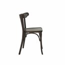 Chaise en bois assise rembourre BISTRO 73  Avec