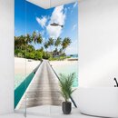 Panneau mural salle de bain Ponton sur Mer