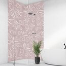 Panneau mural salle de bain Floral Rose