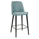 Chaise de bar opra en bois rembourre SONA B Weng (Noyer fonc) Tissus