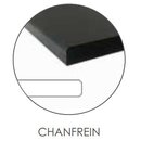 Plateau de table extrieur HPL Beton Copperfield Gris Ep10mm Rond 90cm