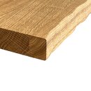 Plateau Table Chne Nodis Ecorce Naturelle Ep 32mm