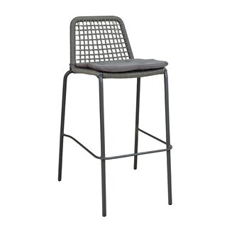 Tabouret extrieur Corde QUADANO Anthracite