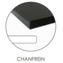 Plateau de table ext�rieur HPL Beton Copperfield Gris Ep10mm 70x70cm