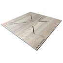 Plateau de table ext�rieur HPL Black Jasper Ep10mm Rond 80cm