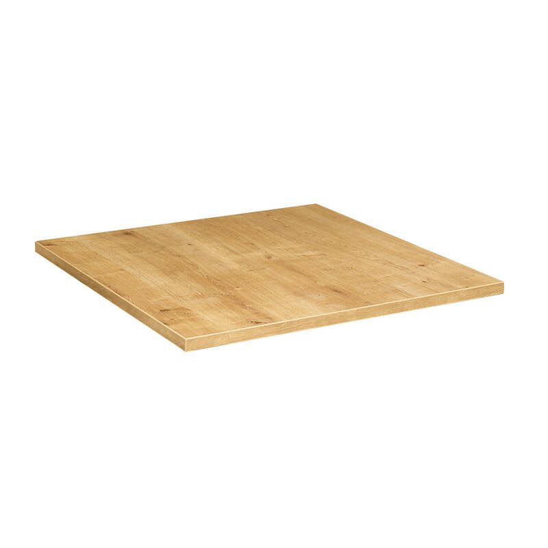 Plateau table bistrot Chne naturel Ep 25mm 120x70cm