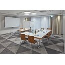 Table de rception pliante Clap S67  140 x 70 cm Bton fonc