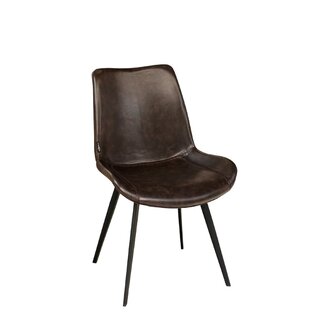 Chaise style rtro industriel en mtal et rembourre...