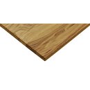Plateau de table ch�ne massif fum� 120x70cm Ep 40mm Huil�