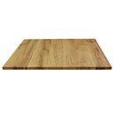 Plateau Ch�ne Massif Fum� Ep 30mm rond 90cm