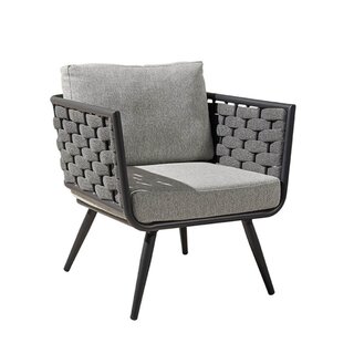 Fauteuil lounge extrieur gris taupe BENTIO
