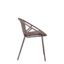 Chaise de terrasse taupe FOMA F858