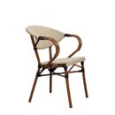 Chaise dextrieur empilable sable GANU