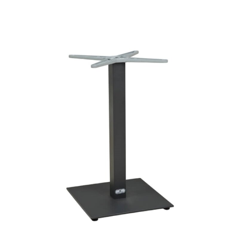 Pied de table aluminium BONA anthracite (haut. 72 cm)