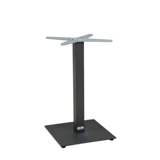 Pied de table aluminium BONA anthracite (haut. 72 cm)