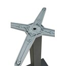 Pied de table aluminium BONA anthracite (haut. 72 cm)