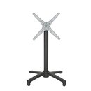 Pied de table rabattable aluminium NONA anthracite (haut. 72 cm)