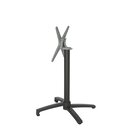 Pied de table rabattable aluminium NONA anthracite (haut. 72 cm)