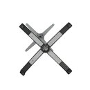 Pied de table rabattable aluminium NONA anthracite (haut. 72 cm)