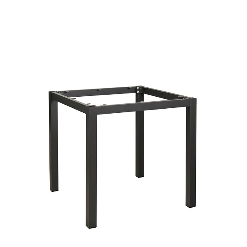 Structure de table aluminium LEXUS anthracite (haut. 72cm) 120 x 80 cm