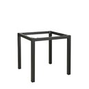 Structure de table aluminium LEXUS anthracite (haut. 72cm) 120 x 80 cm
