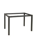 Structure de table aluminium LEXUS anthracite (haut. 72cm) 120 x 80 cm