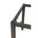 Structure de table haute aluminium LEXUS anthracite (haut. 108cm) 120 x 80 cm