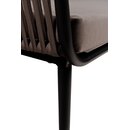 Fauteuil lounge extrieur anthracite ROMINOTA