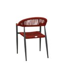 Chaise dextrieur aluminium et corde tresse SPIDRO X RED