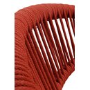Chaise dextrieur aluminium et corde tresse SPIDRO X RED