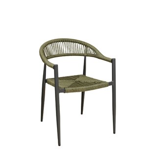 Chaise dextrieur aluminium et corde tresse SPIDRO X GREEN