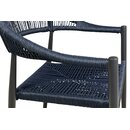 Chaise dextrieur aluminium et corde tresse SPIDRO X BLUE